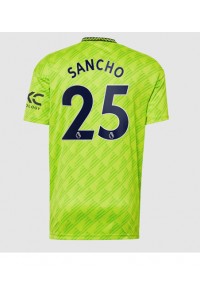 Manchester United Jadon Sancho #25 Voetbaltruitje 3e tenue 2022-23 Korte Mouw